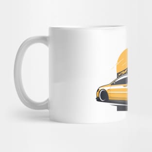 Yellow Lancer EVO 8 Mug